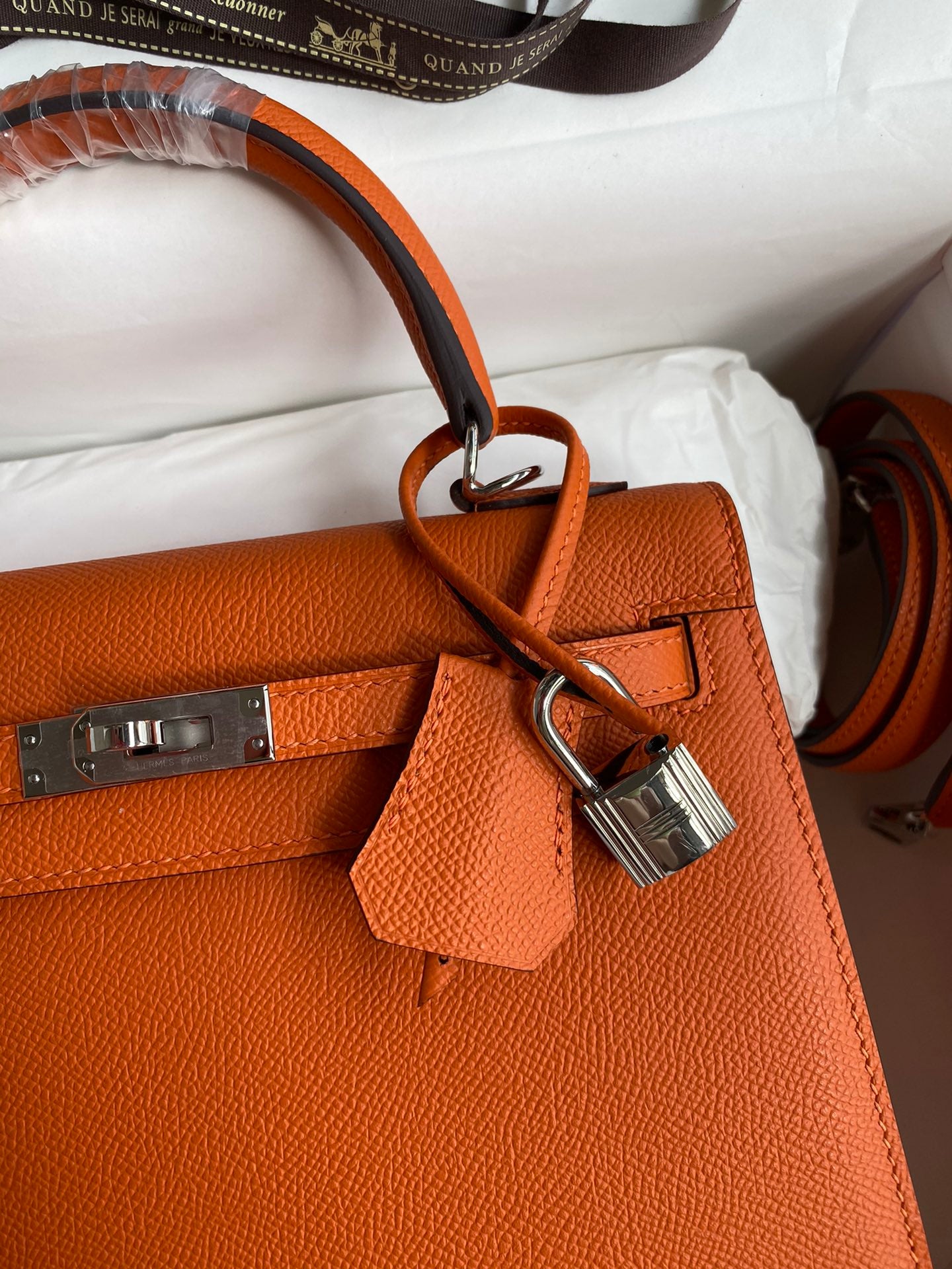 Kelly 25 Epsom Leather Bag