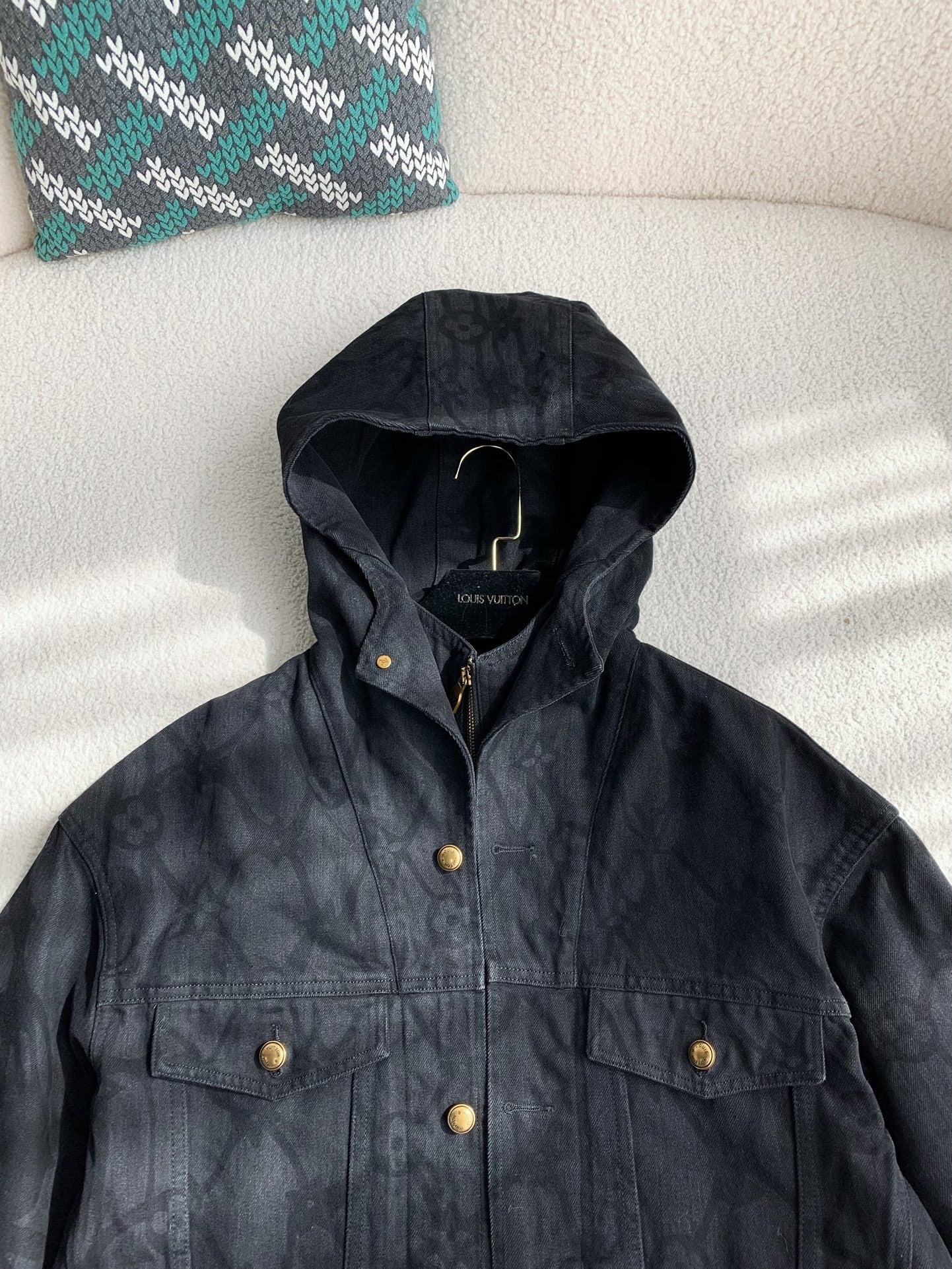 Denim Hooded Jacket