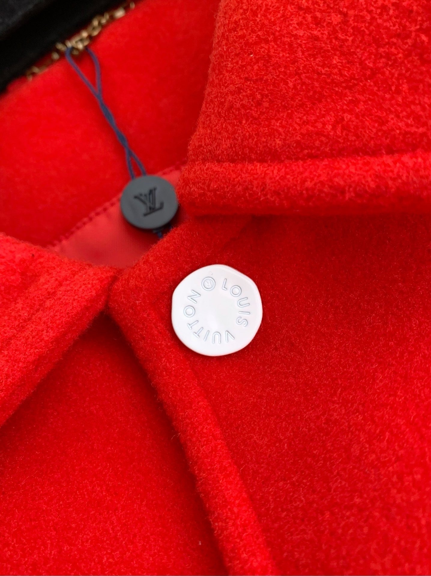 Red & White Flower Embroidered Varsity Jacket