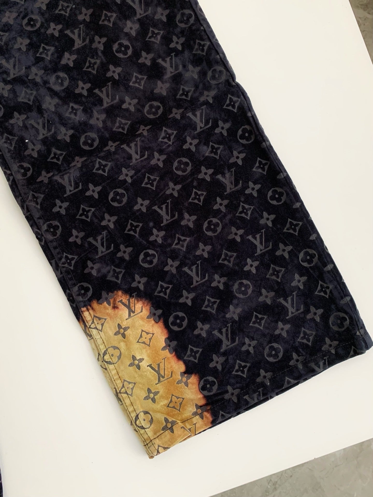 Monogram Jacquard Denim Pants