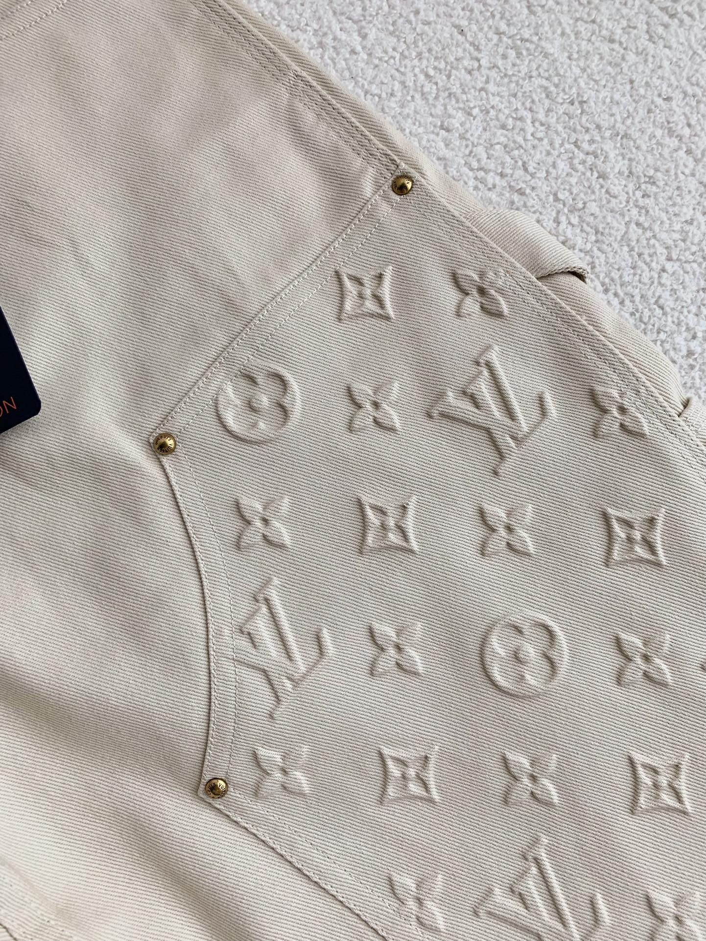 Monogram Relief Workwear Trousers