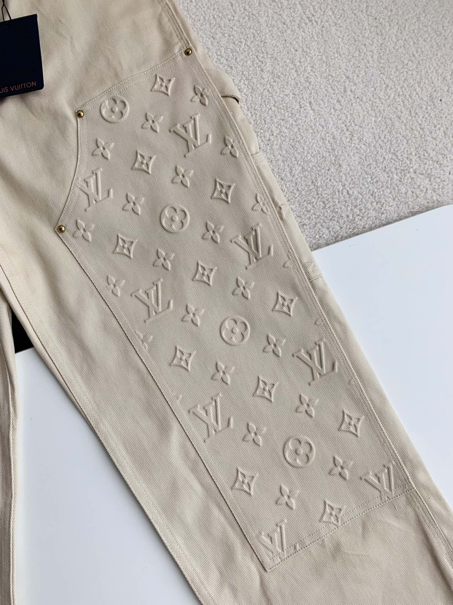 Monogram Relief Workwear Trousers