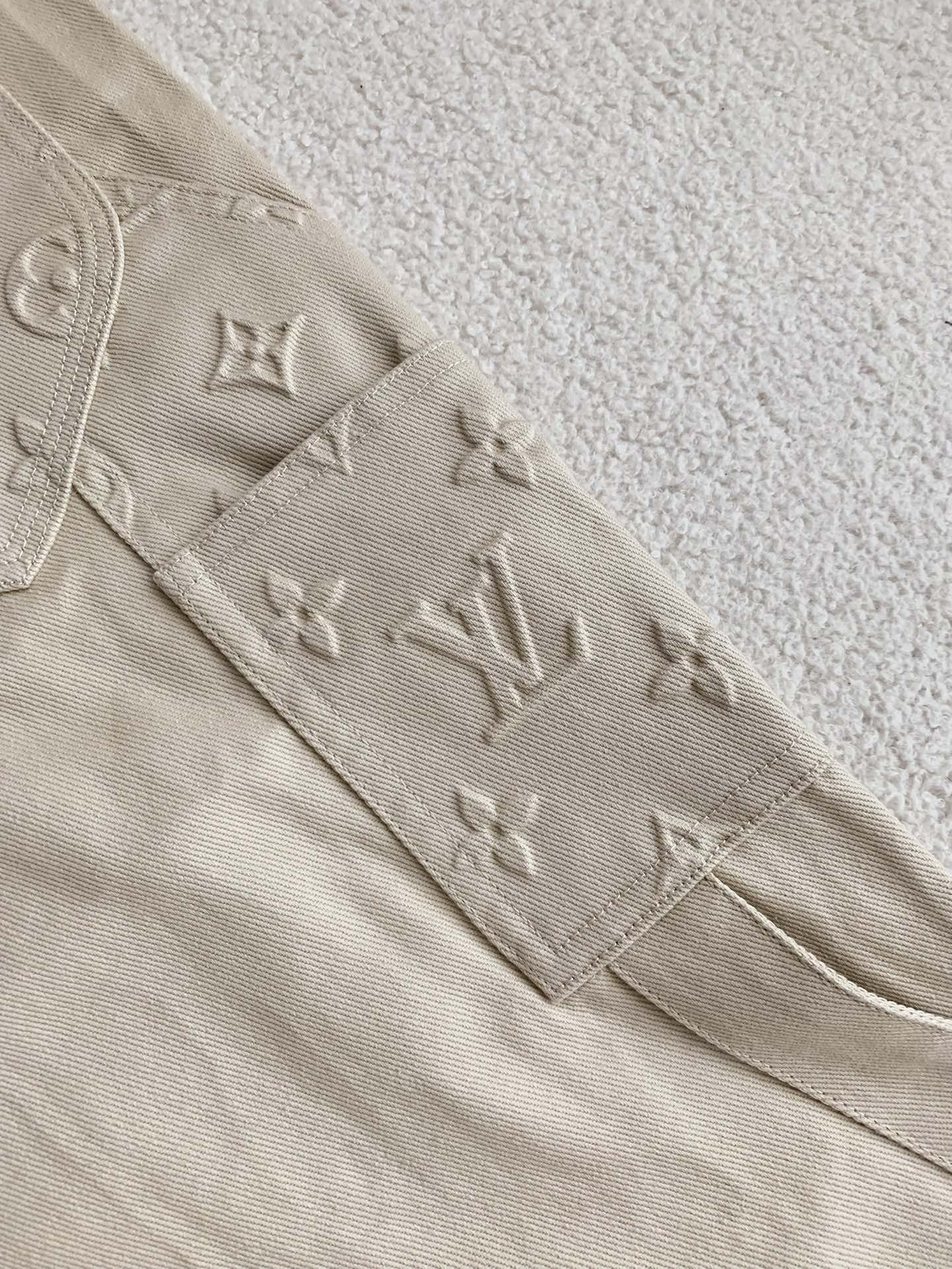 Monogram Relief Workwear Trousers