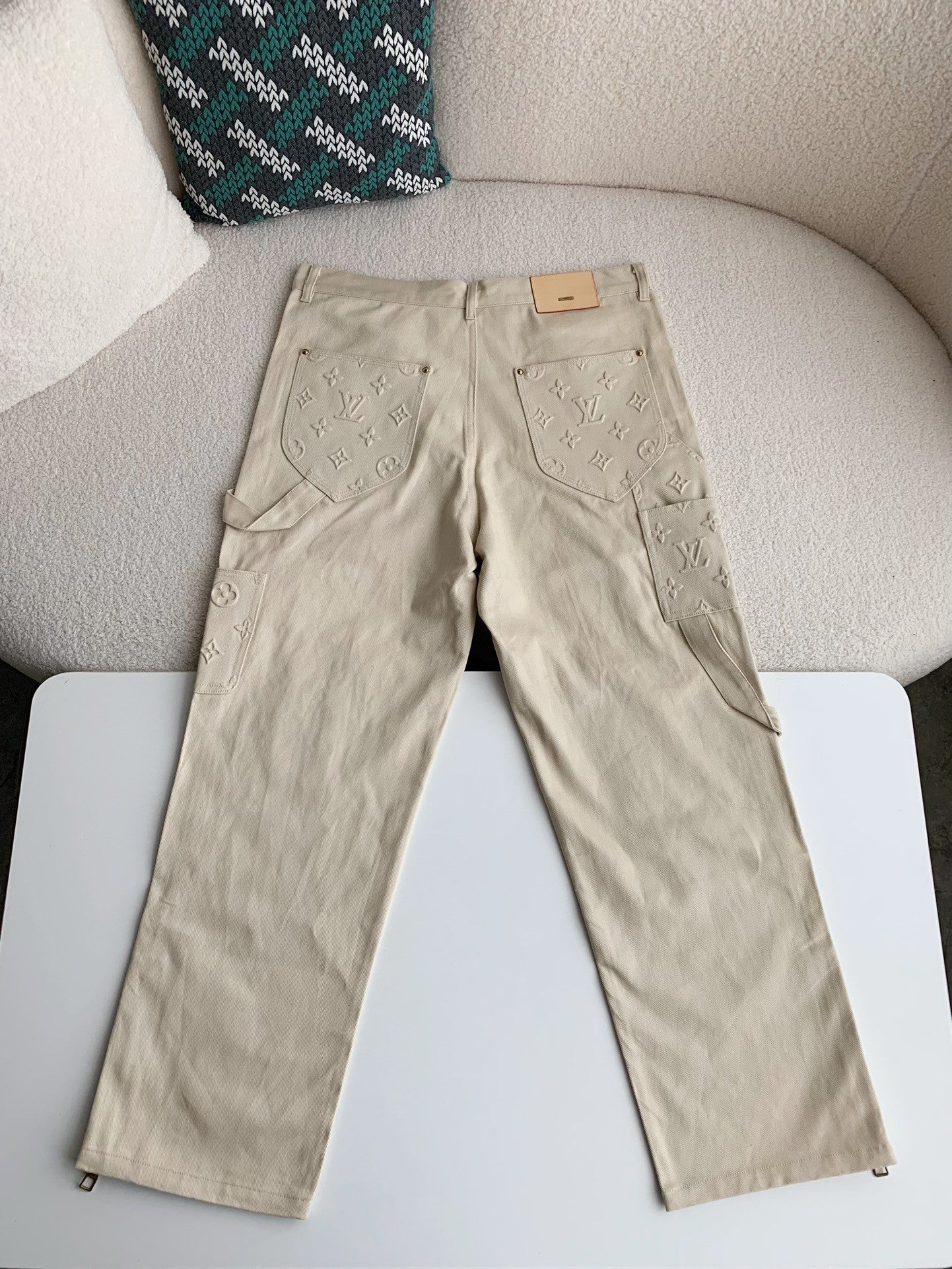 Monogram Relief Workwear Trousers
