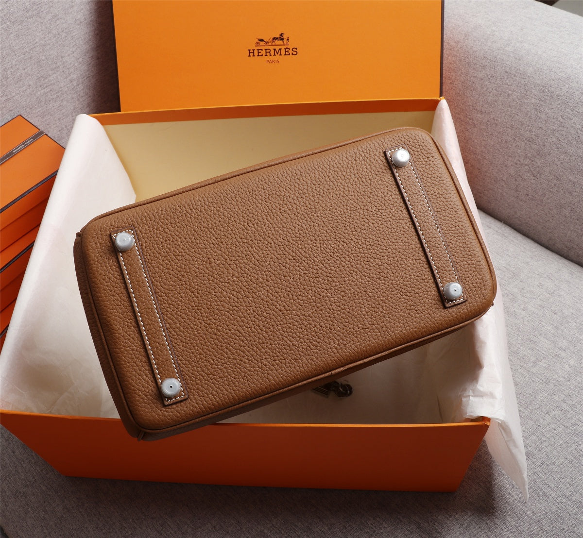 Birkin 25 Togo Leather Bag