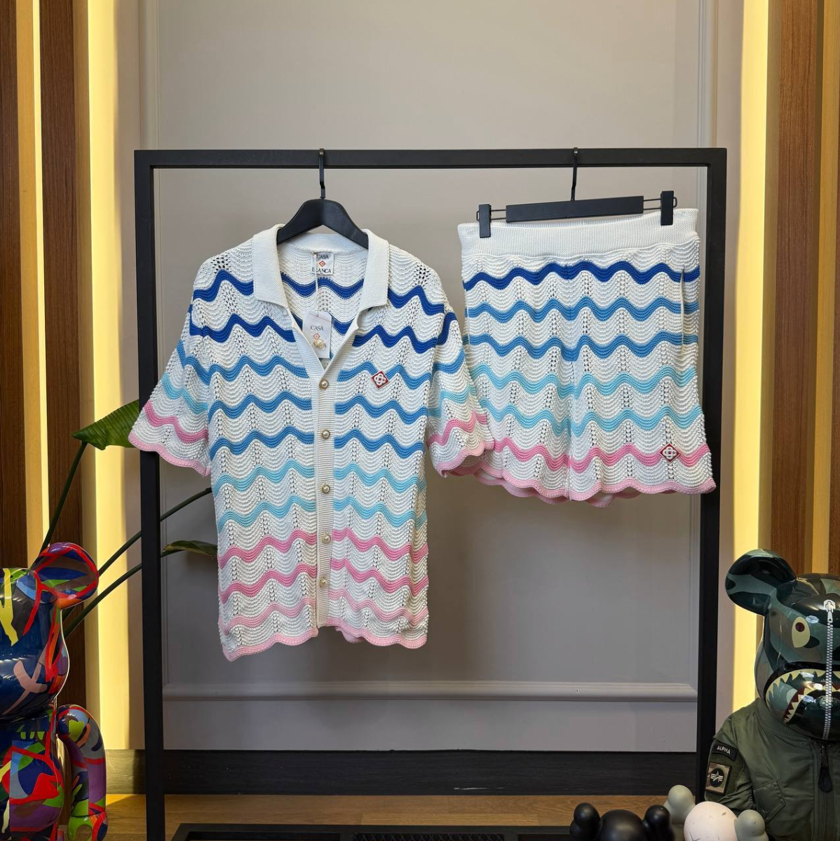 Wave Shorts Set