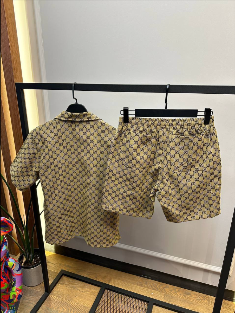 GG Monogram Shorts & Shirts Set