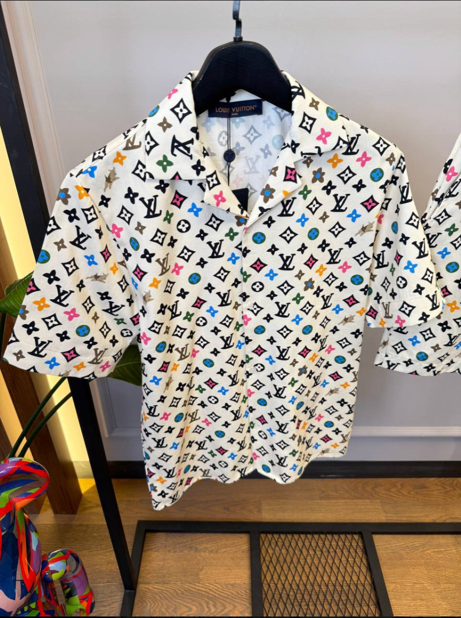 Monogram Printed Shorts & Shirts Set