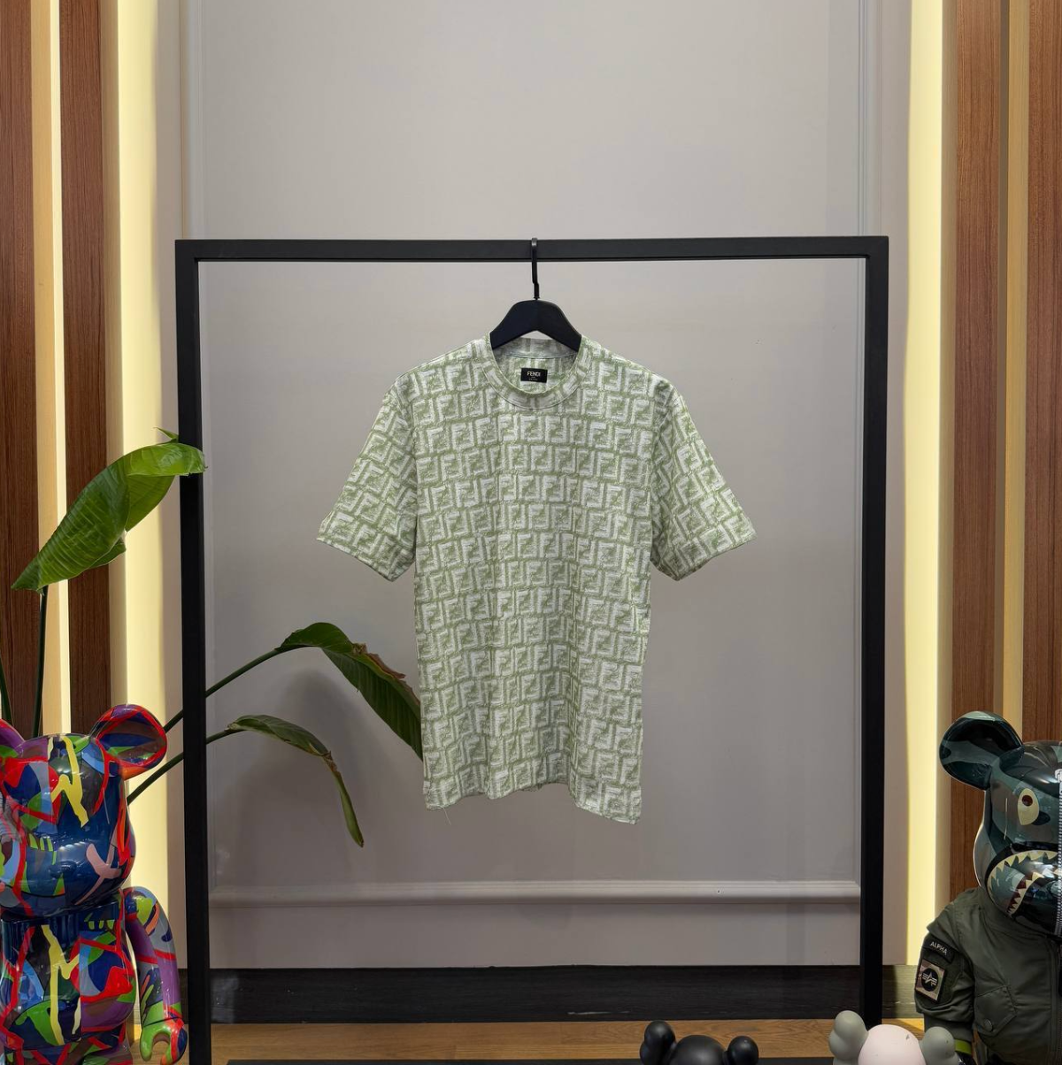 Green FF Cotton T-Shirt