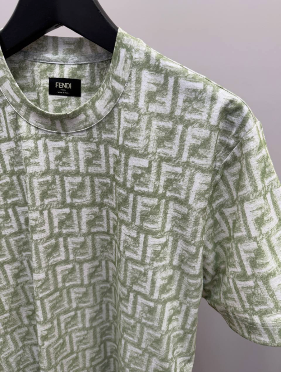 Green FF Cotton T-Shirt