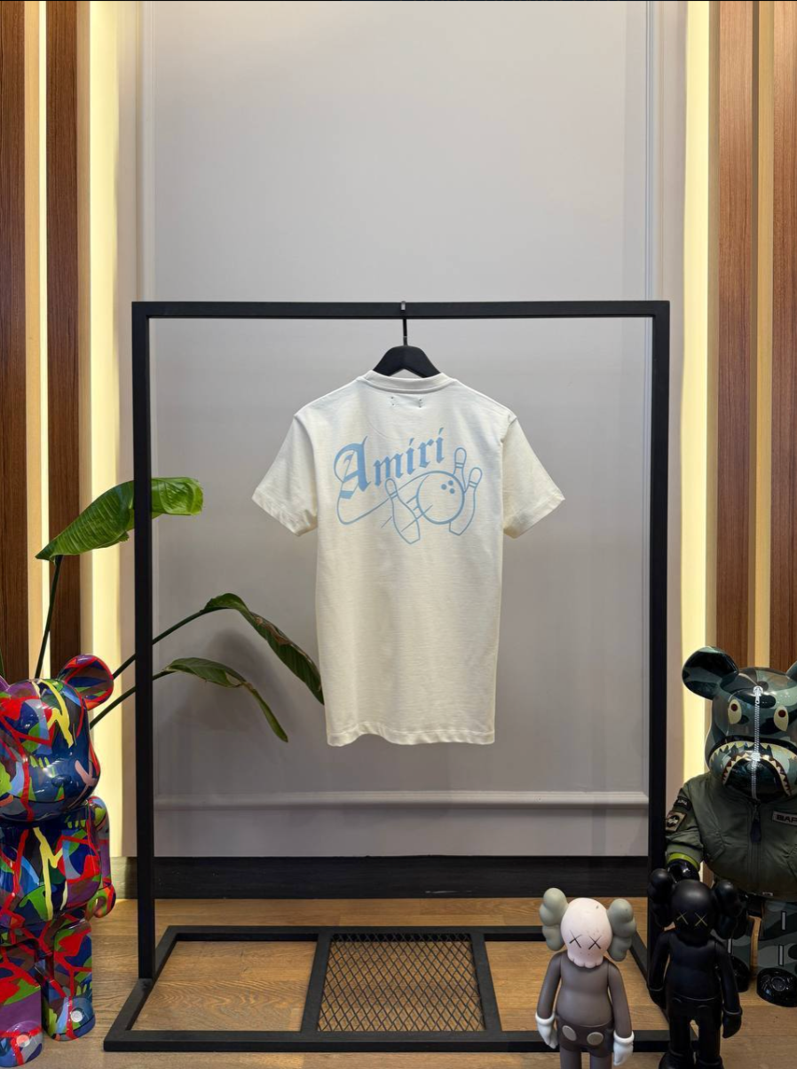 Bowling Graphic White T-Shirt