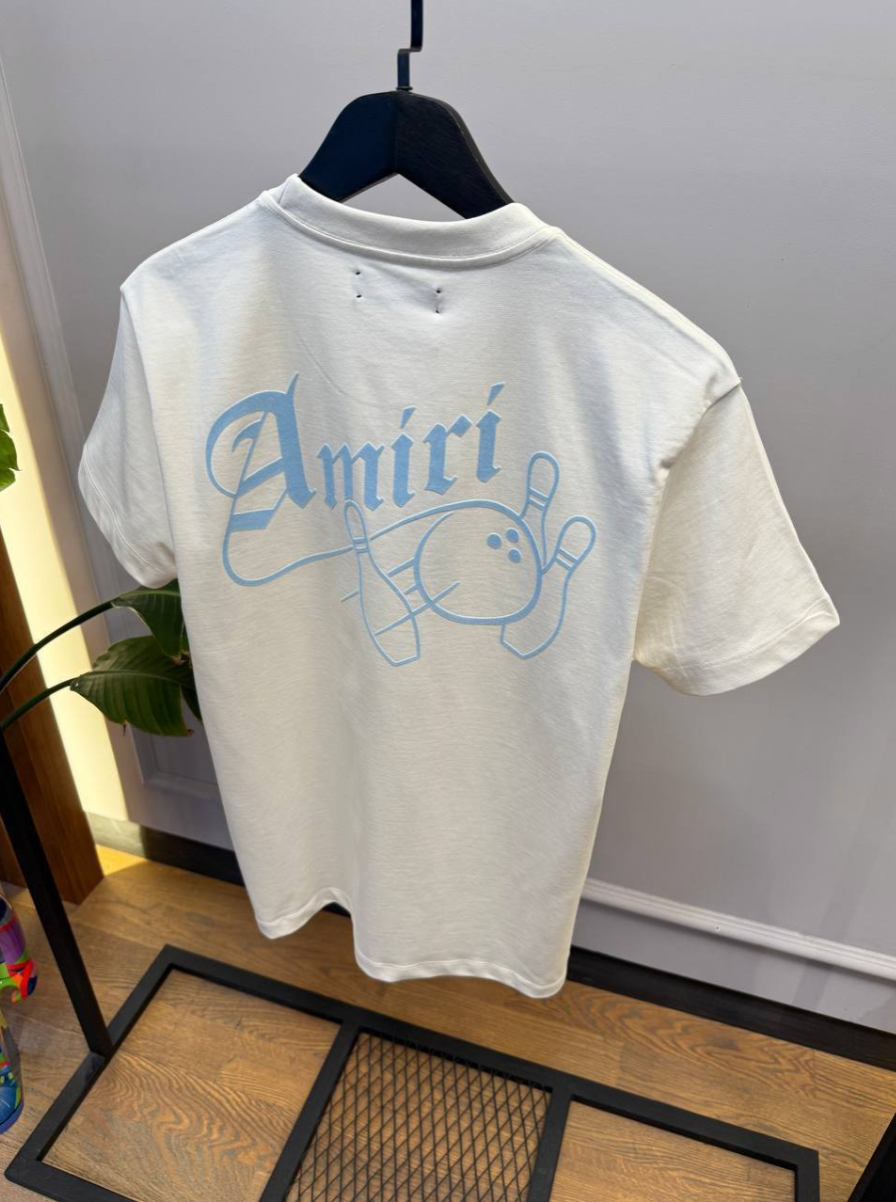Bowling Graphic White T-Shirt