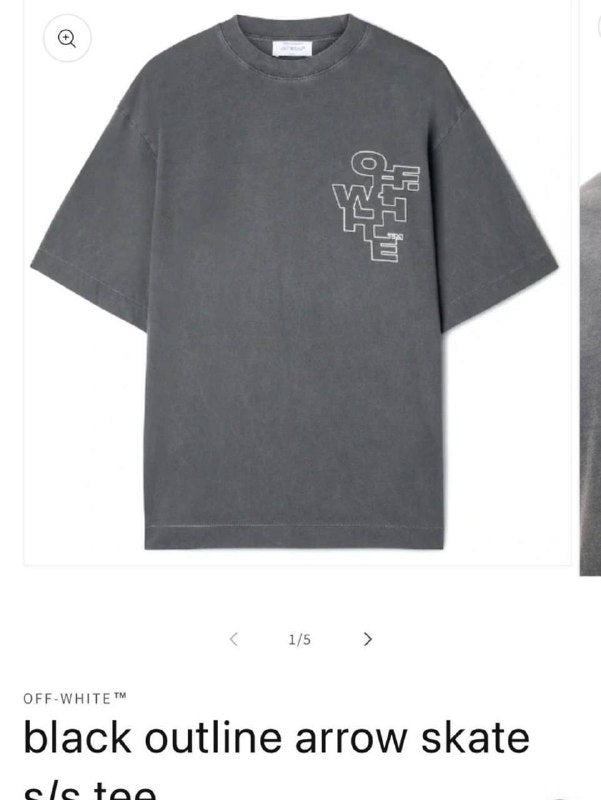 Black Outline Arrow Skate Short-Sleeved Tee & Cotton Shorts Set