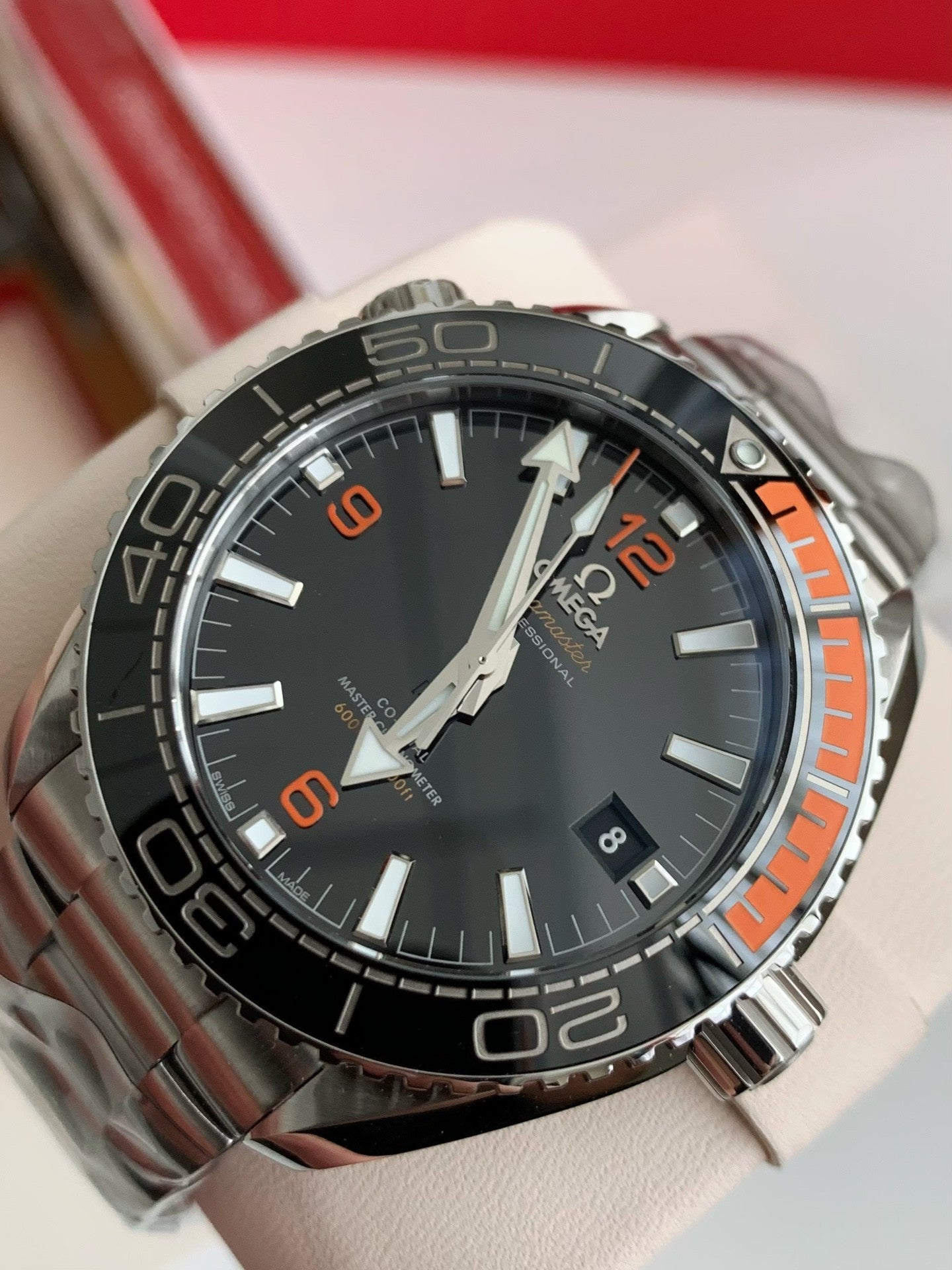 Seamaster Planet Ocean 600M – Cosmos Cup Edition, Orange Ceramic Bezel, Co-Axial Master Chronometer, 43.5mm