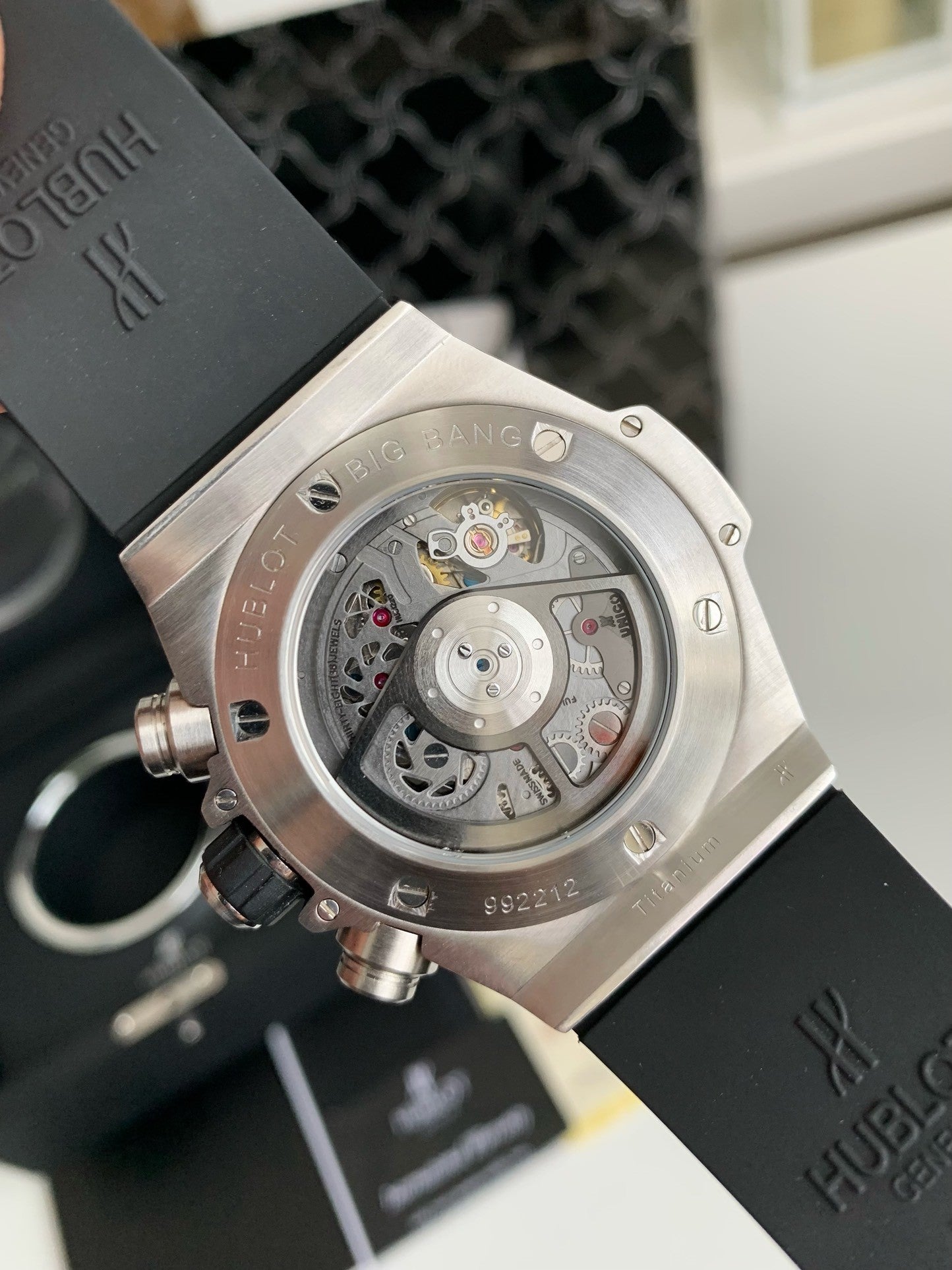 Full Diamond Chronograph V2 – Sapphire Mirror, Rubber Strap, Modified 7750 Movement