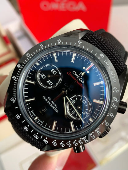 Speedmaster "Dark Side of the Moon" – Co-Axial Chronometer, Black Ceramic Case, 44.25mm