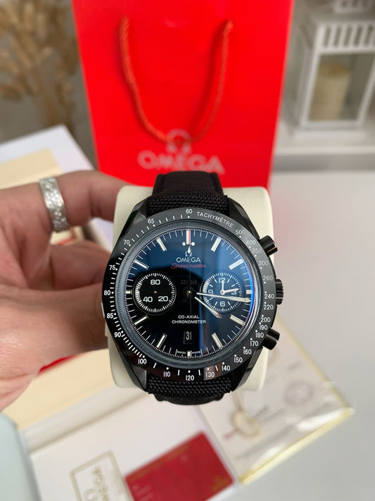 Speedmaster "Dark Side of the Moon" – Co-Axial Chronometer, Black Ceramic Case, 44.25mm