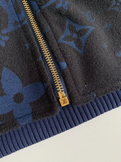 Navy Monogram Jacket