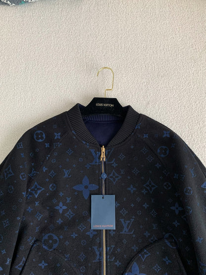 Navy Monogram Jacket