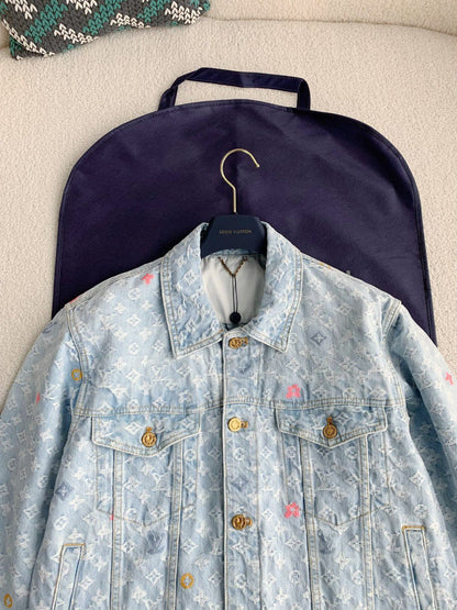 Monogram Jacquard Denim Jacket