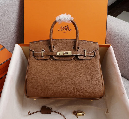 Birkin 25 Togo Leather Bag