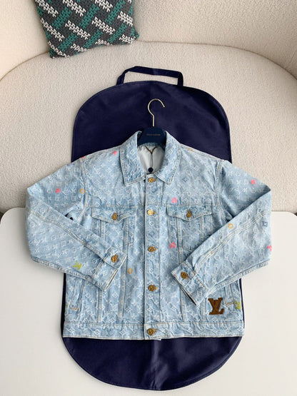 Monogram Jacquard Denim Jacket