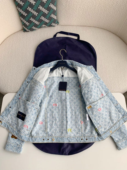 Monogram Jacquard Denim Jacket
