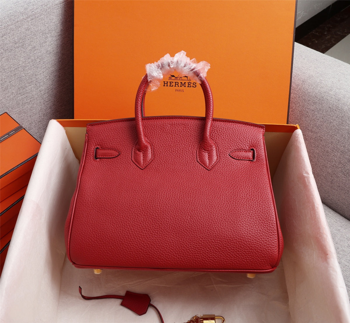 Birkin 25 Togo Leather Bag