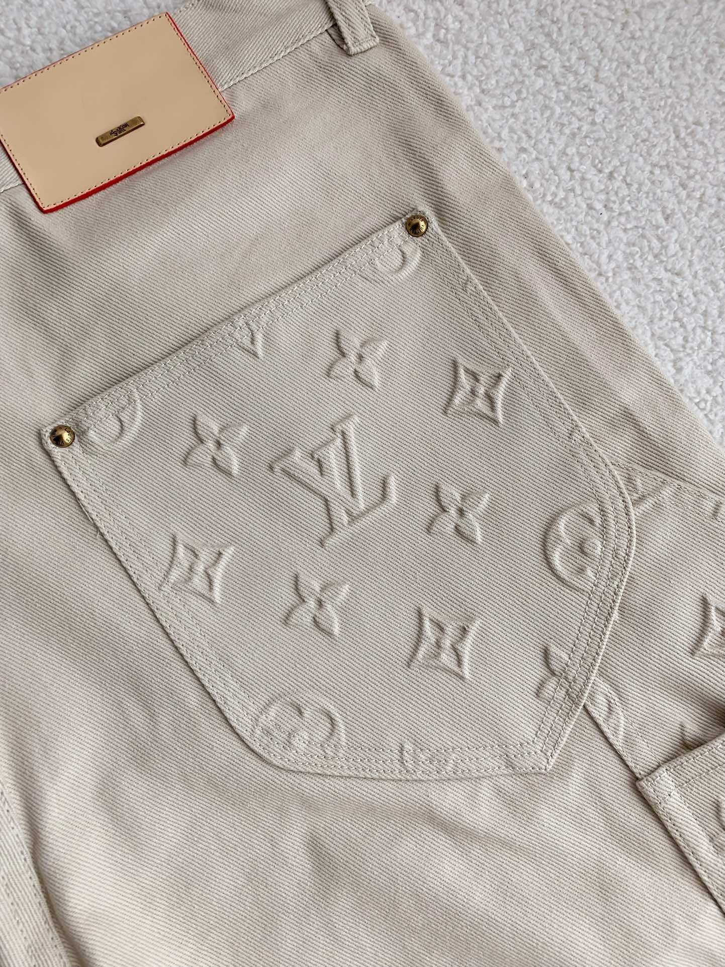 Monogram Relief Workwear Trousers