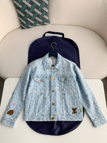 Monogram Jacquard Denim Jacket