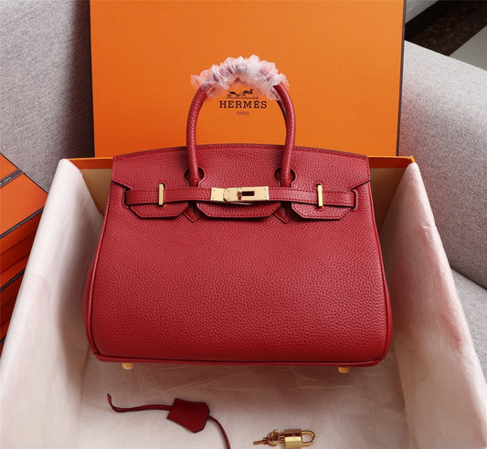 Birkin 25 Togo Leather Bag