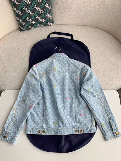 Monogram Jacquard Denim Jacket