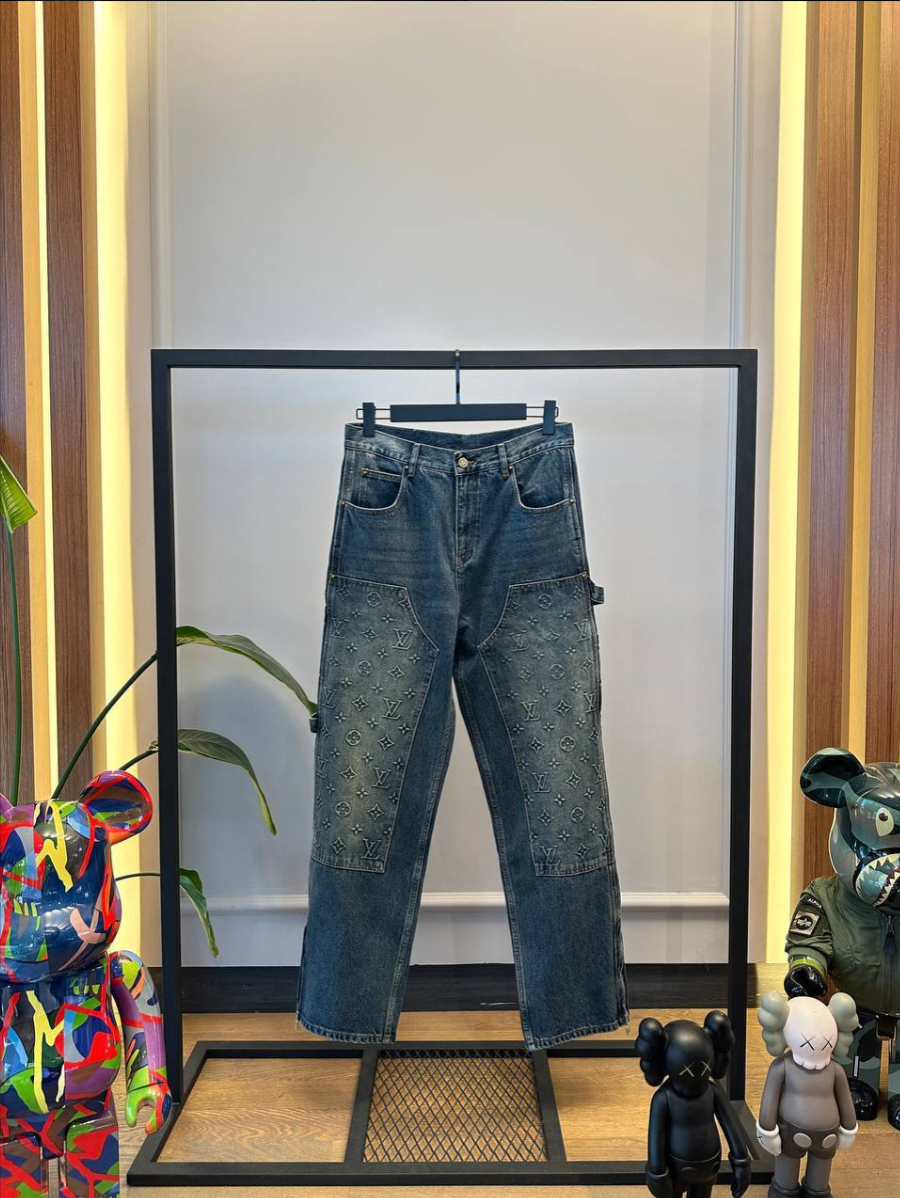 Workwear Denim Carpenter Pants