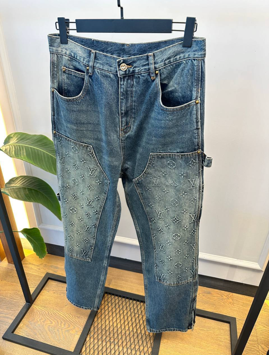 Workwear Denim Carpenter Pants