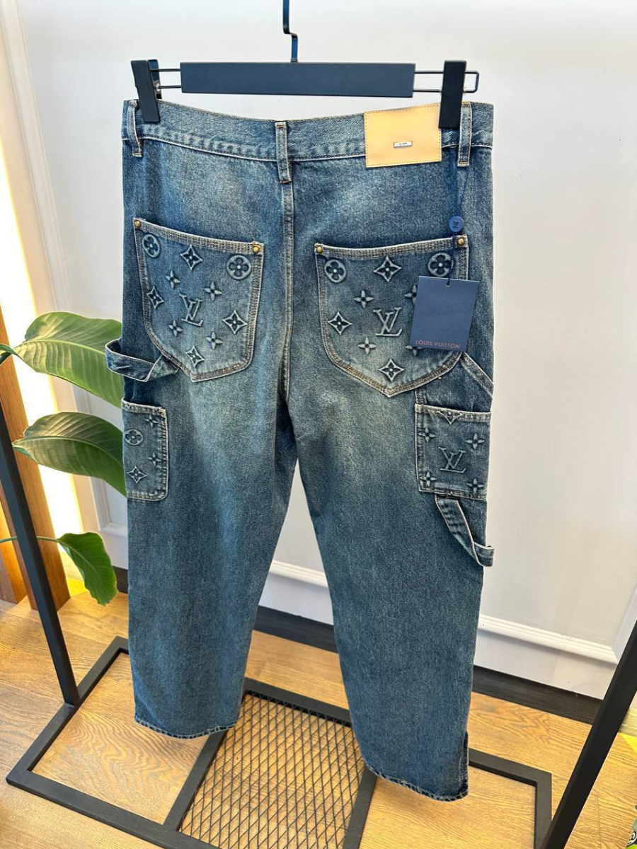 Workwear Denim Carpenter Pants