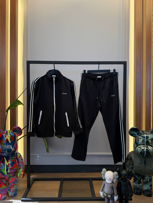 Paris Striped Track Jacket & Joggers