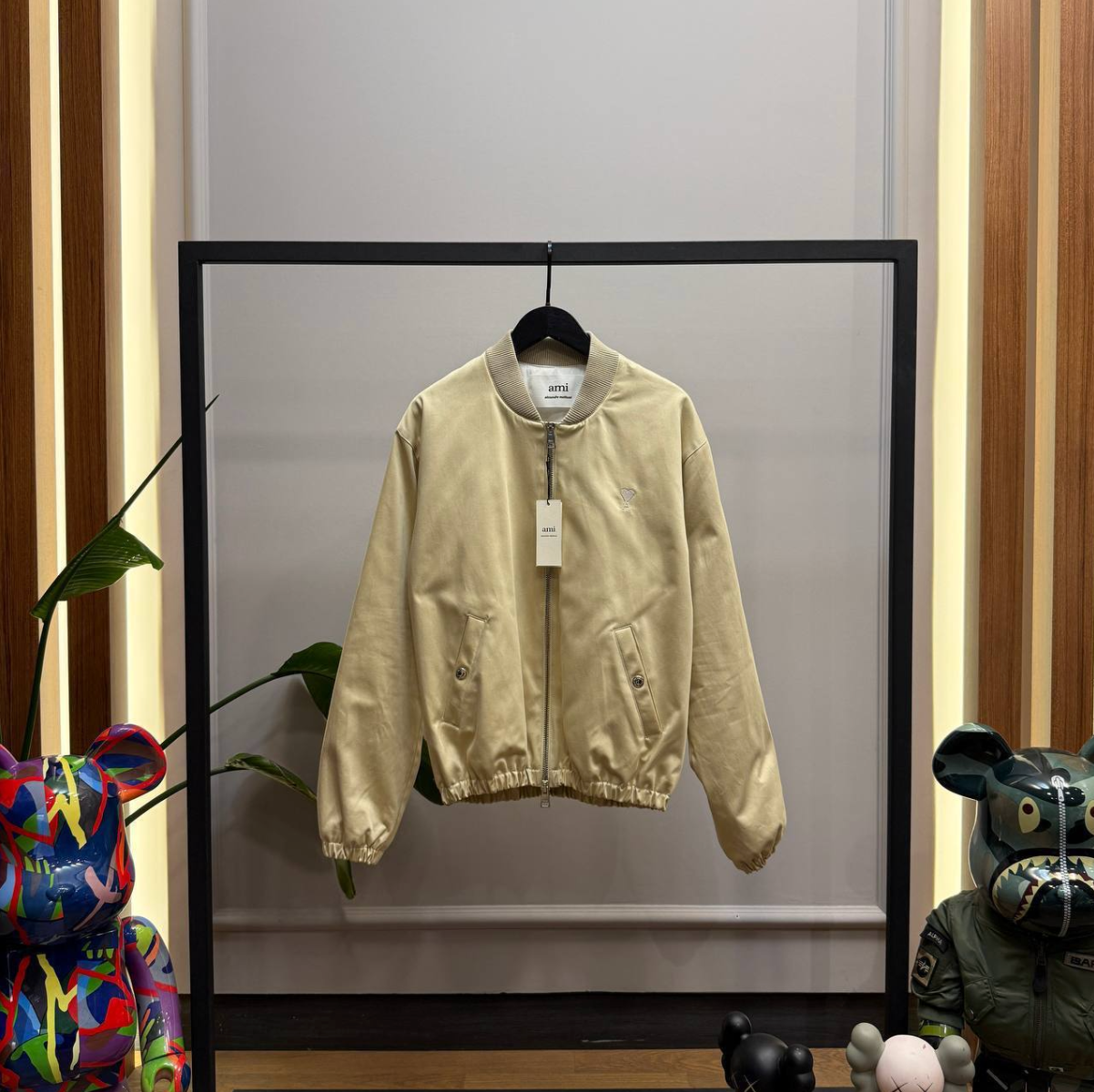 Alexandre Mattiussi Beige Bomber Jacket