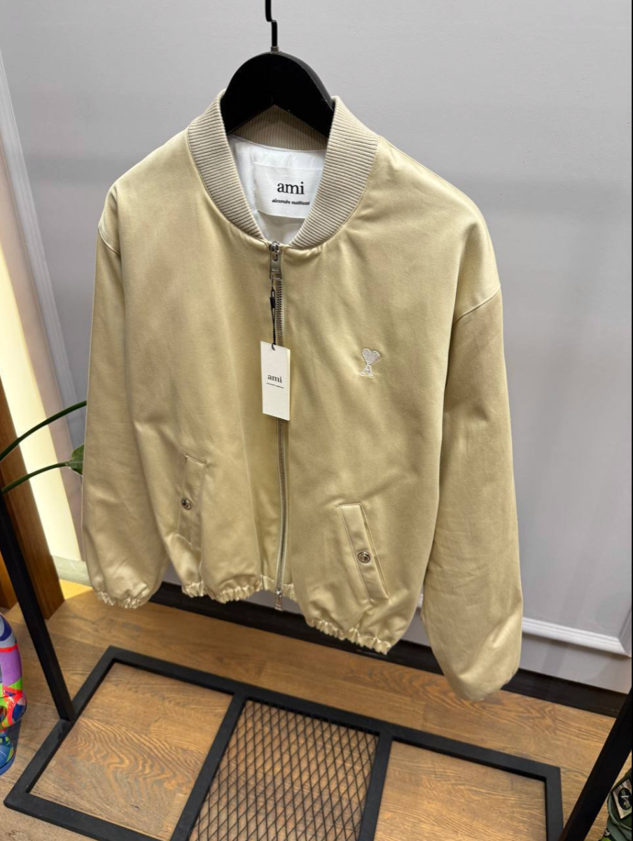 Alexandre Mattiussi Beige Bomber Jacket