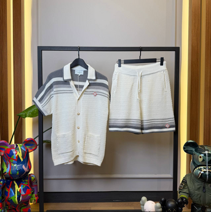 Tenis Crochet Shorts & Shirt Set