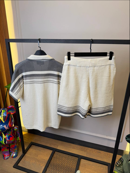 Tenis Crochet Shorts & Shirt Set
