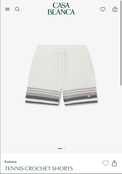 Tenis Crochet Shorts & Shirt Set