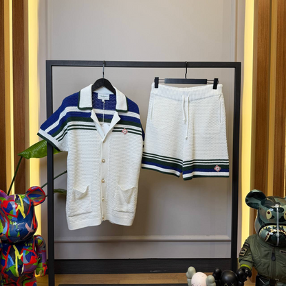Tenis Crochet Shorts & Shirt Set