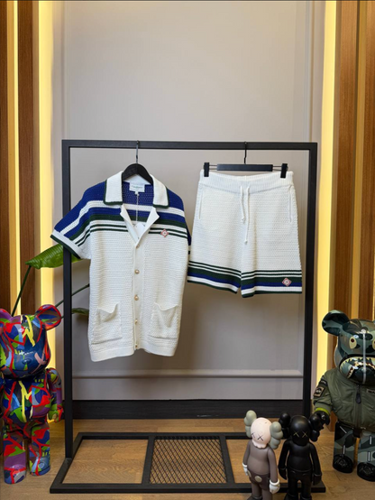 Tenis Crochet Shorts & Shirt Set