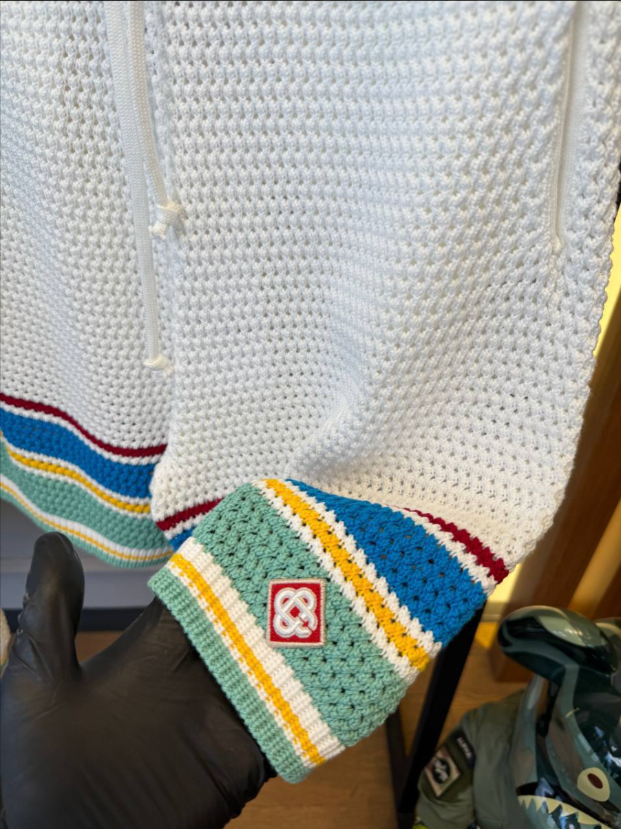 Crochet Tennis Shirt & Shorts Set