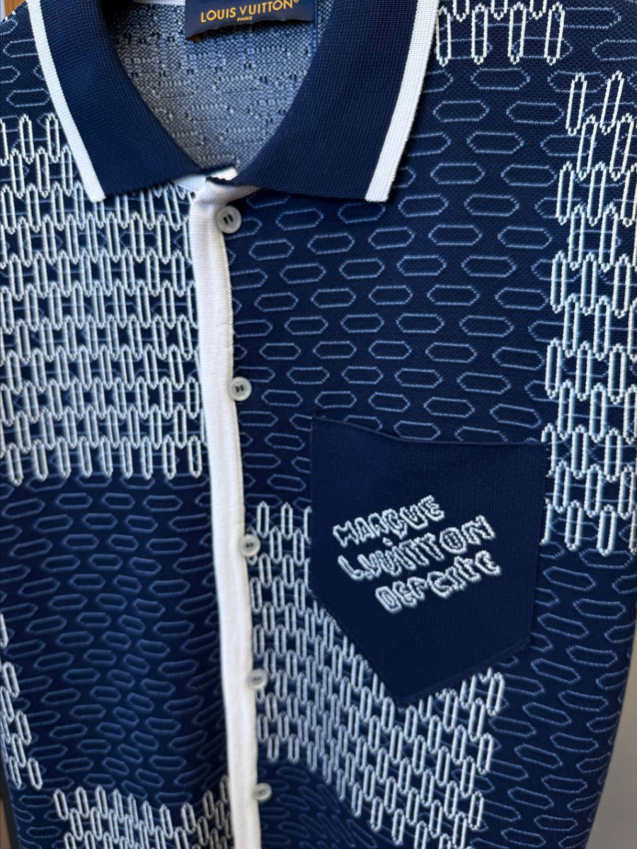 Damier Jacquard Cotton Jersey Set