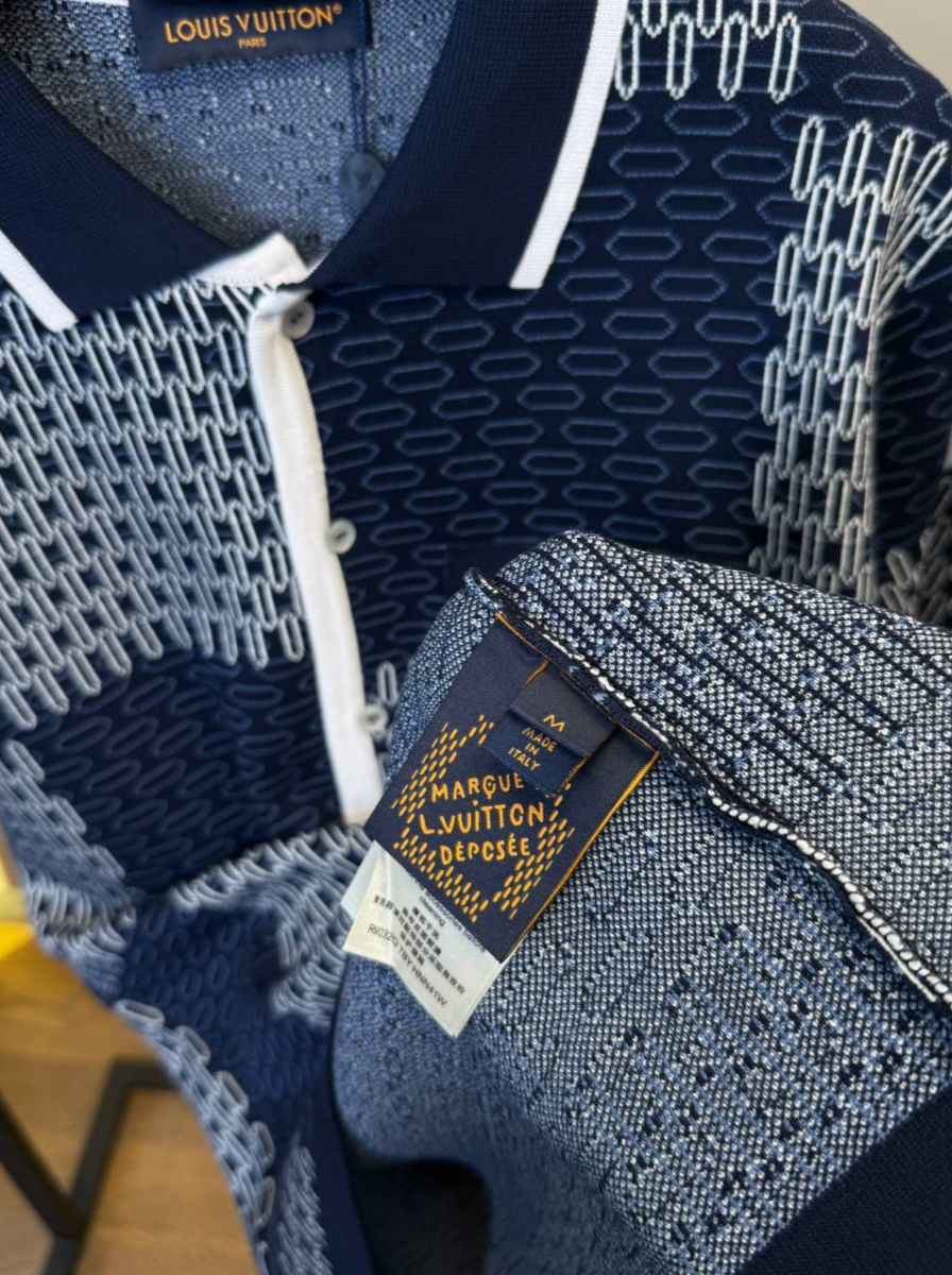 Damier Jacquard Cotton Jersey Set