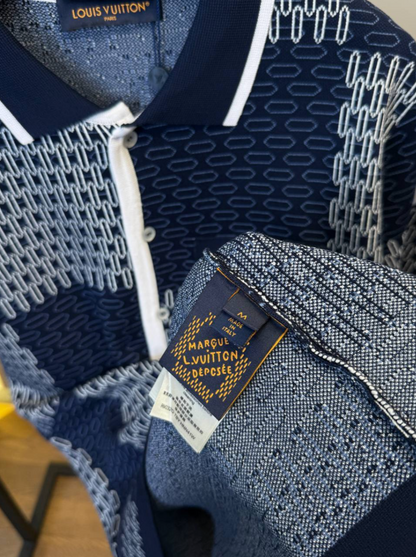 Damier Jacquard Cotton Jersey Set
