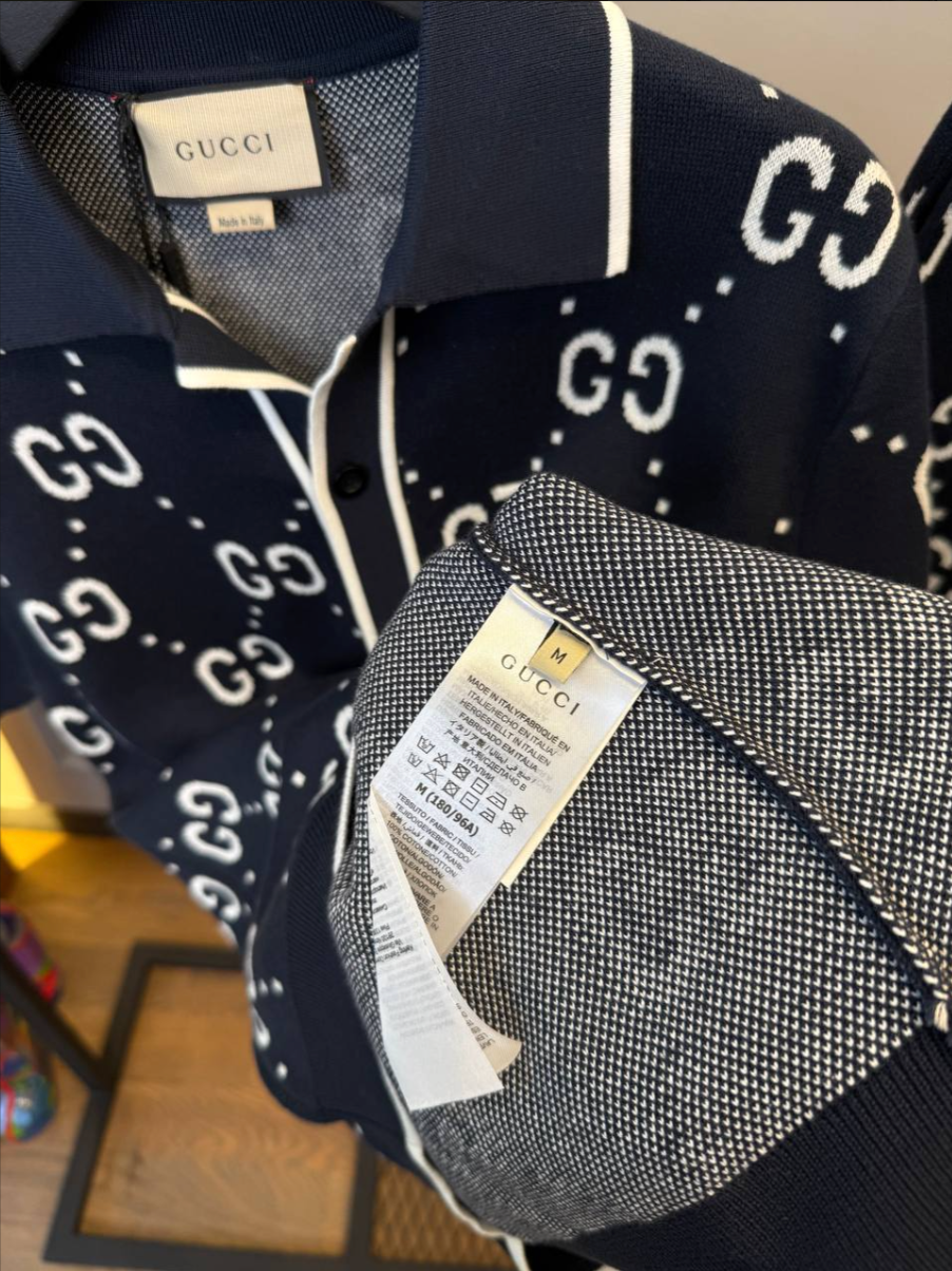 Cotton Jacquard Bowling Shirt & Shorts Set