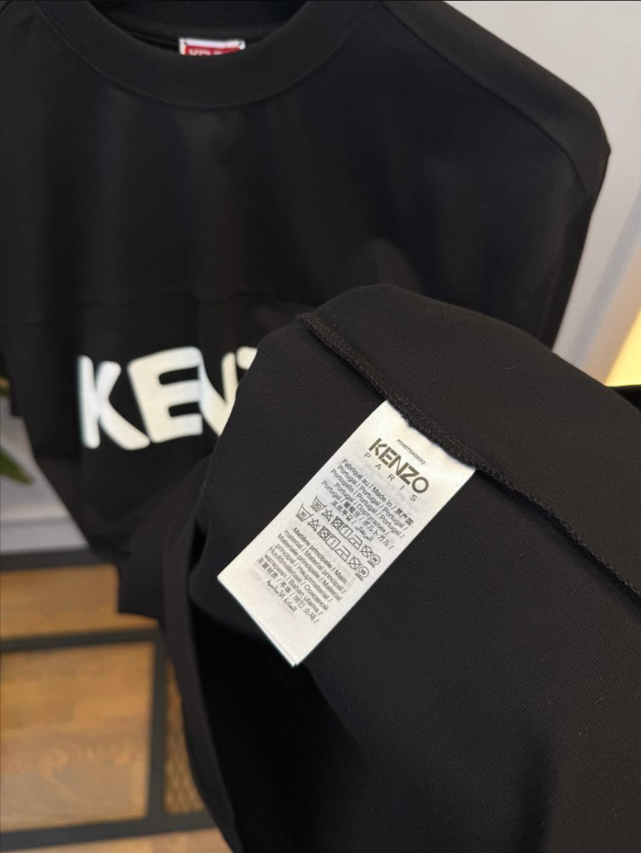 Boke Flower 2.0 Oversized Black T-Shirt