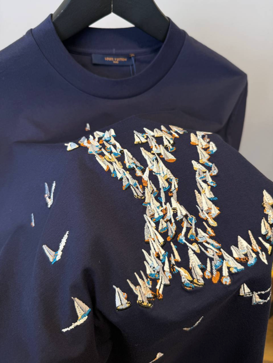 Embroidered Cotton T-Shirt